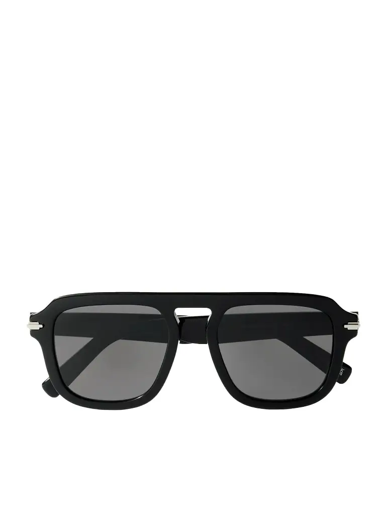 DIOR Eyewear DiorBlackSuit S15I Aviator-Style Acetate Sunglasses - Men