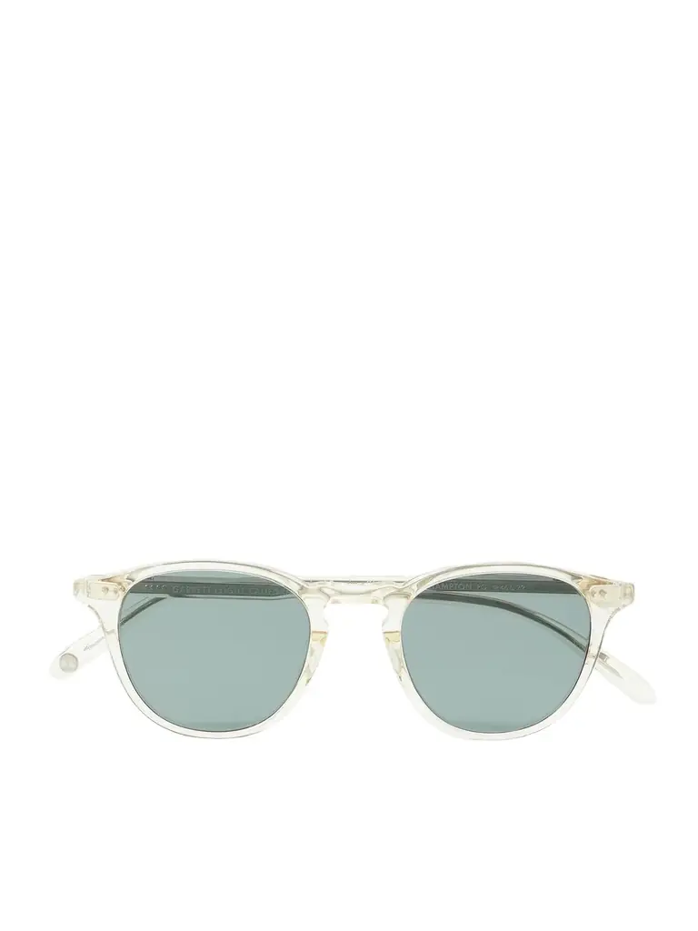 Garrett Leight California Optical Hampton Round-Frame Acetate Polarised Sunglasses - Men