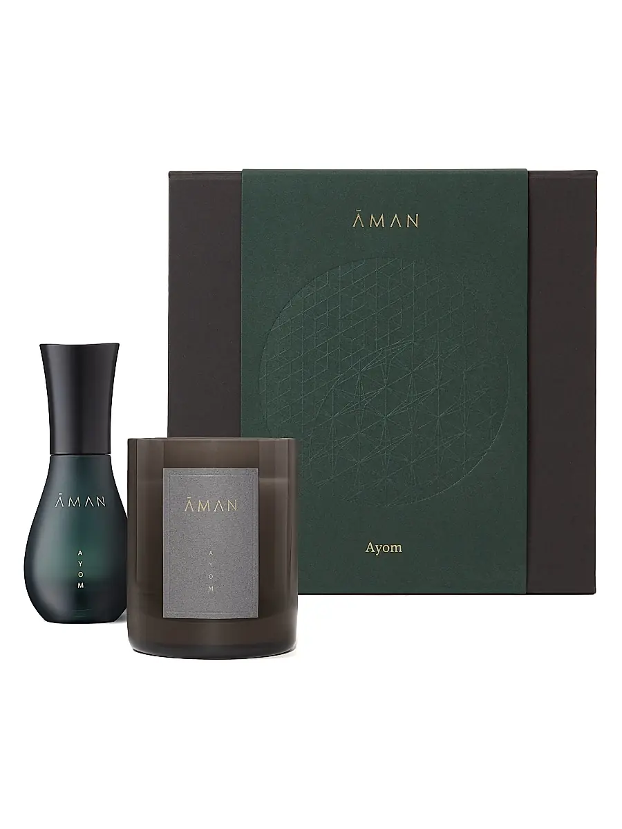 Aman Ayom Fine Fragrance & Candle Duo Gift Set