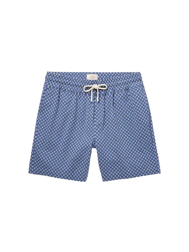 Portuguese Flannel Straight-Leg Organic Cotton-Blend Jacquard Drawstring Shorts - Men