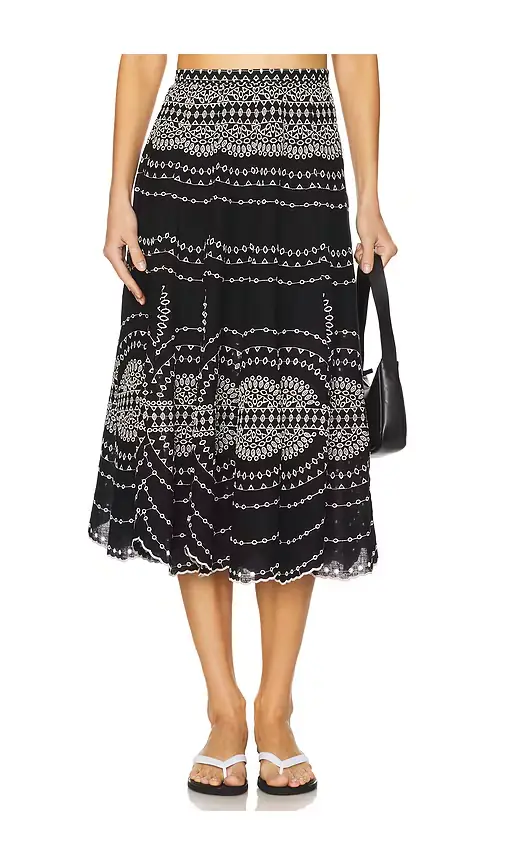 Charo Ruiz Ibiza Livvy Midi Skirt