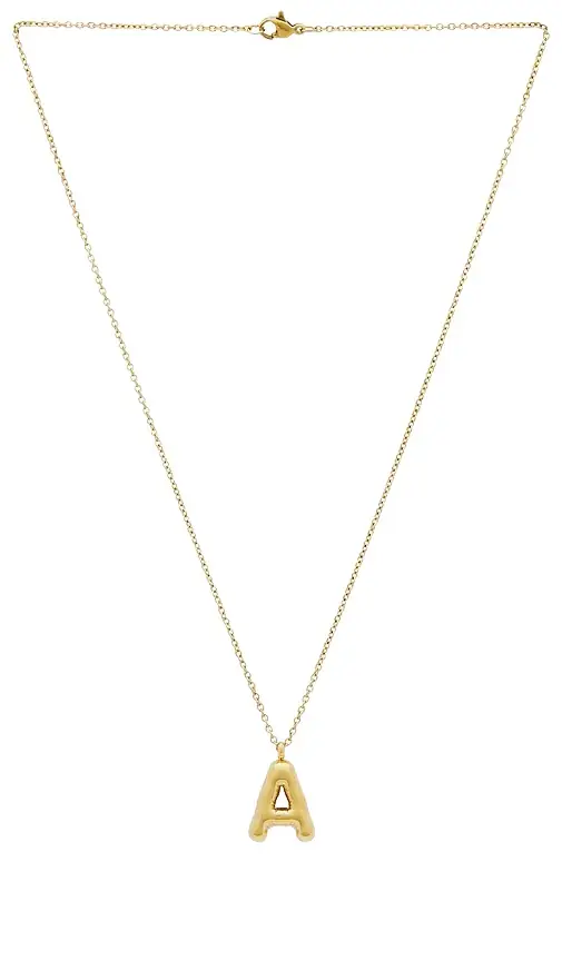 petit moments Bubble Initial Necklace