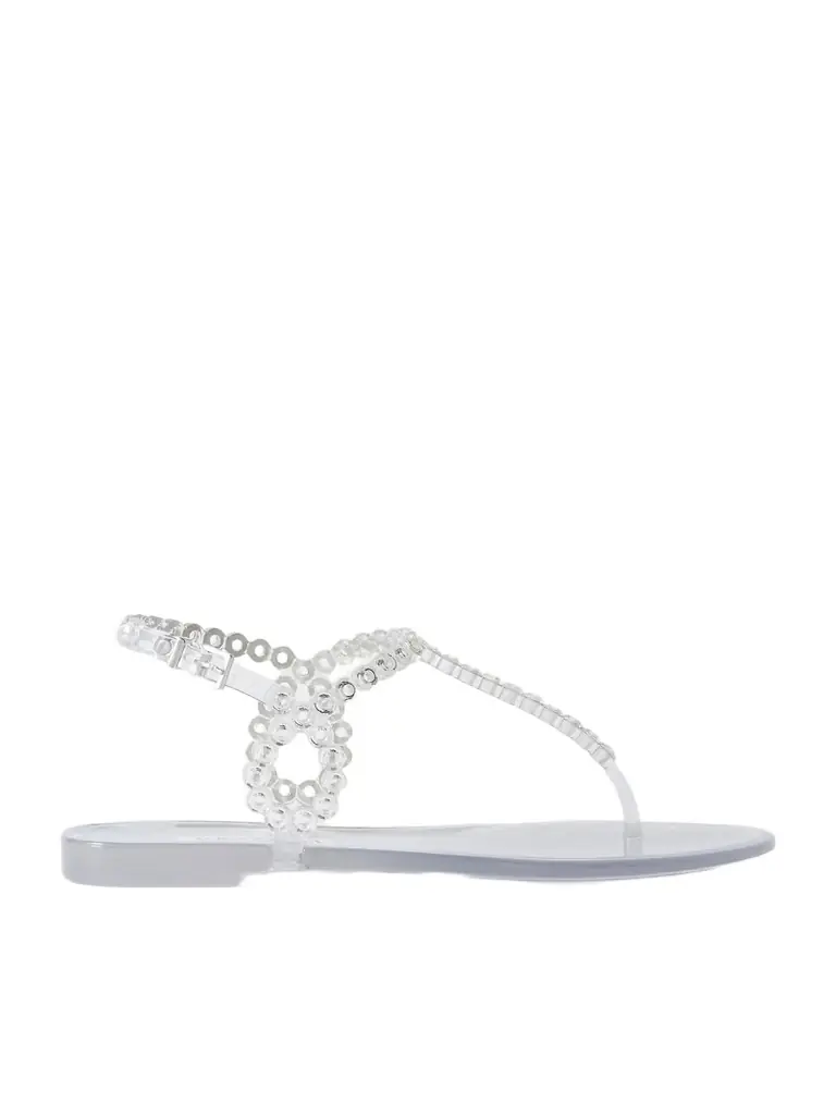 Aquazzura Almost Bare Crystal-embellished Pvc Sandals