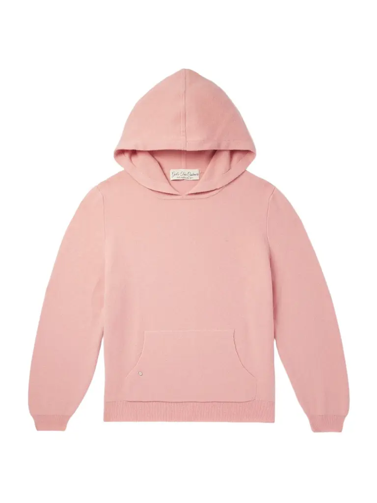 God's True Cashmere Wanderer Embellished Cashmere Hoodie - Men