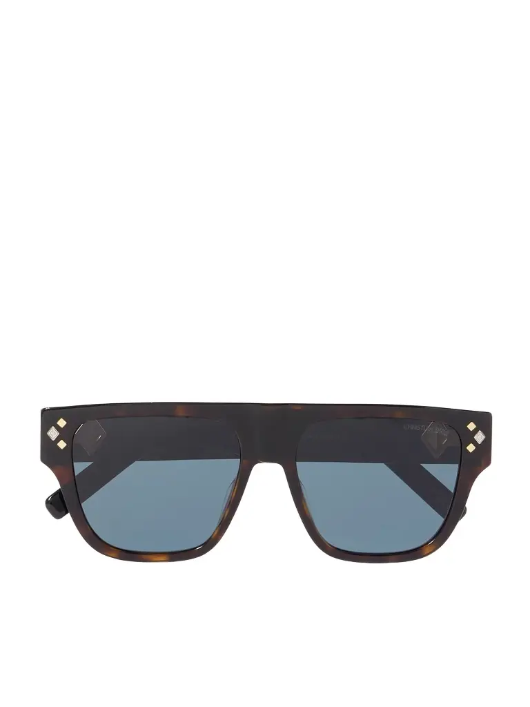 DIOR Eyewear CD Diamond S6I Havana Square Acetate Sunglasses - Men