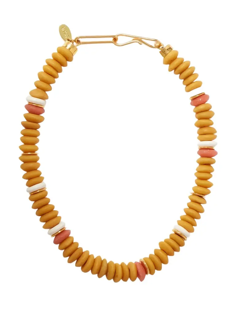 Lizzie Fortunato Laguna Gold-tone Beaded Necklace