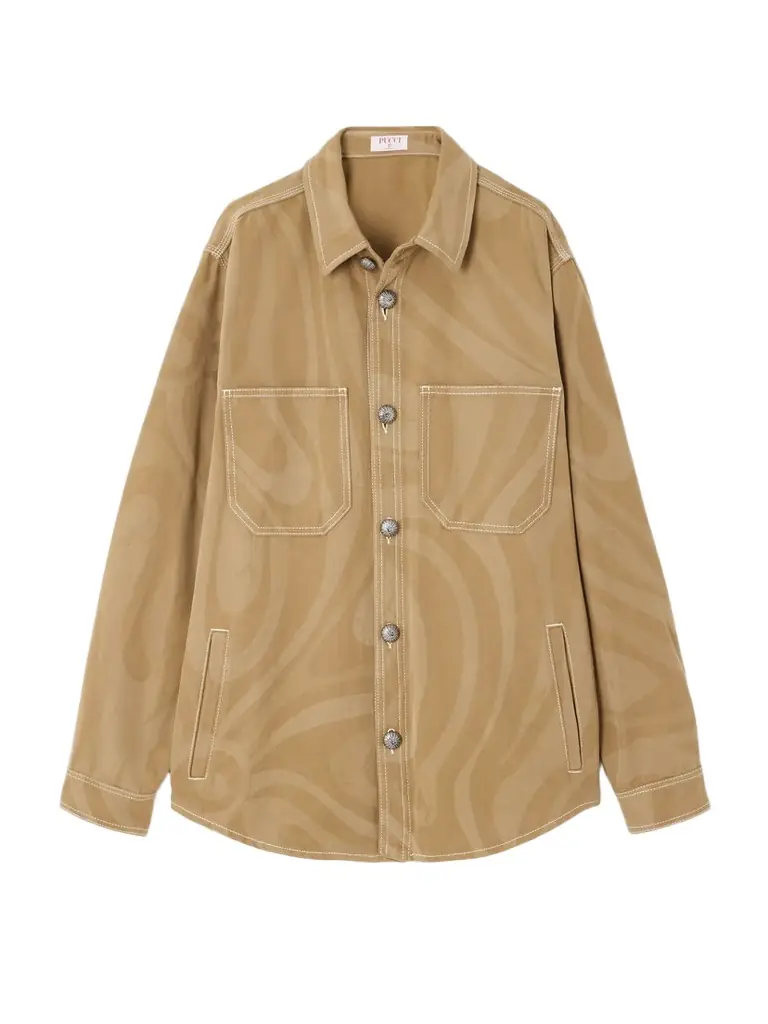 PUCCI Printed Cotton-canvas Jacket