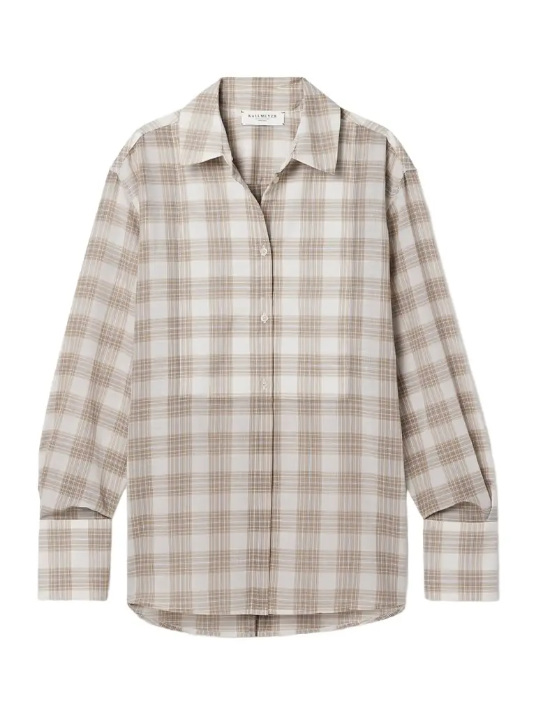 Kallmeyer Chloé Checked Voile Shirt - Women's Clothing