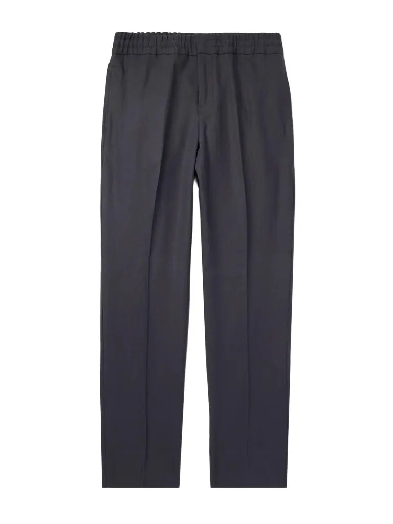 Zegna Straight-Leg Linen-Twill Trousers - Men