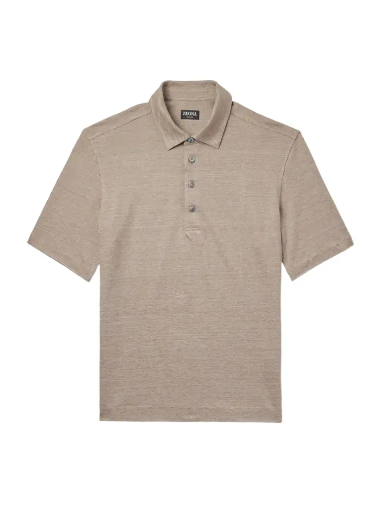 Zegna Linen Polo Shirt - Men