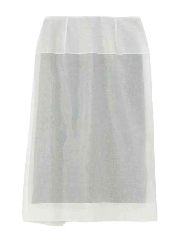 CARVEN Cotton-voile Midi Skirt - Women's Clothing