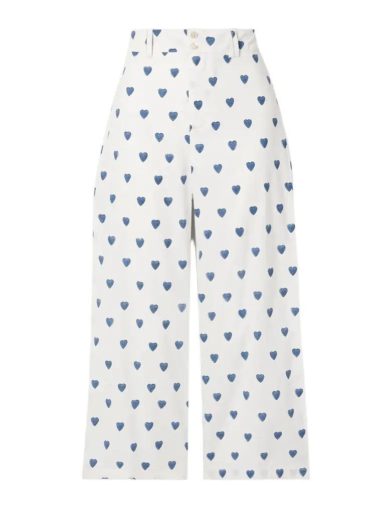 ALIX OF BOHEMIA Scout Printed Cotton Straight-leg Pants - Women's Clothing