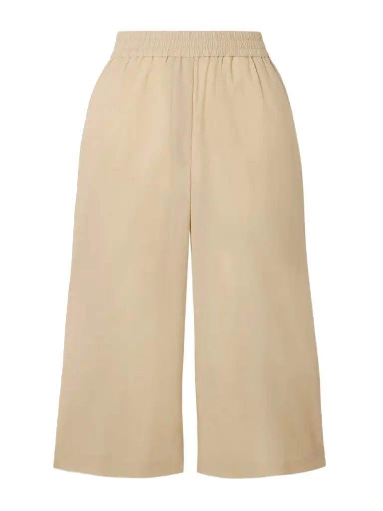 Loewe + Paula's Ibiza Appliquéd Crinkled Cotton-blend Wide-leg Pants - Women's Clothing