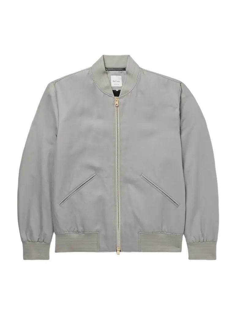 Paul Smith Linen, Cotton and Lyocell-Blend Bomber Jacket - Men