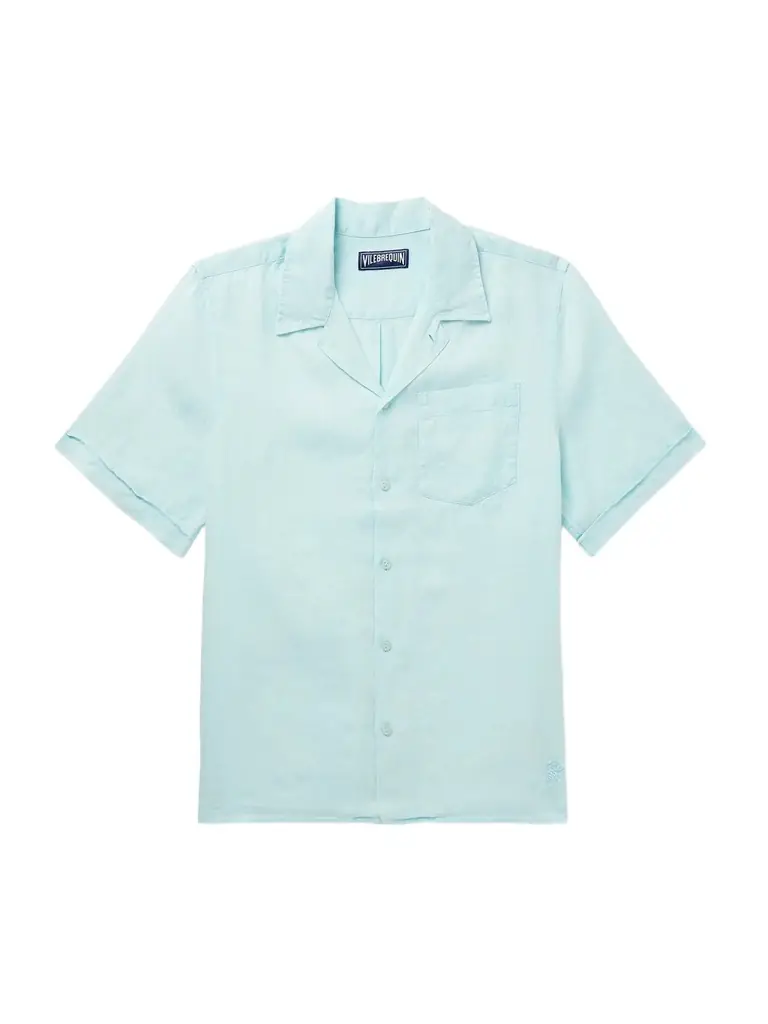 Vilebrequin Charli Camp-Collar Linen Shirt - Men