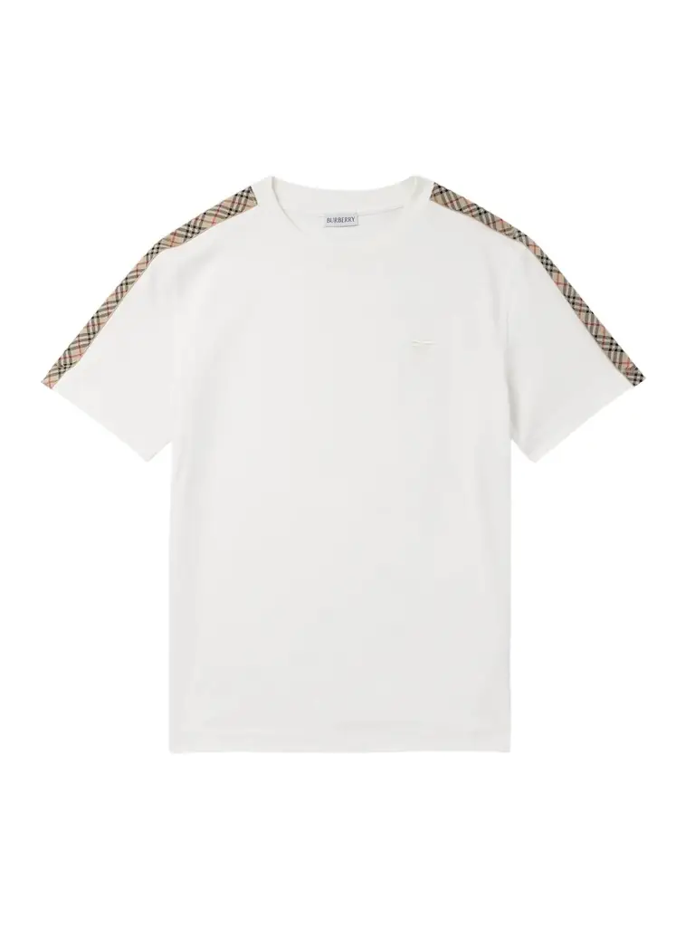 Burberry Checked Cotton-Jersey T-Shirt - Men