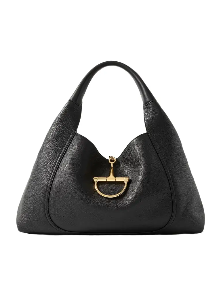 Gucci Softbit Maxi Textured-leather Tote