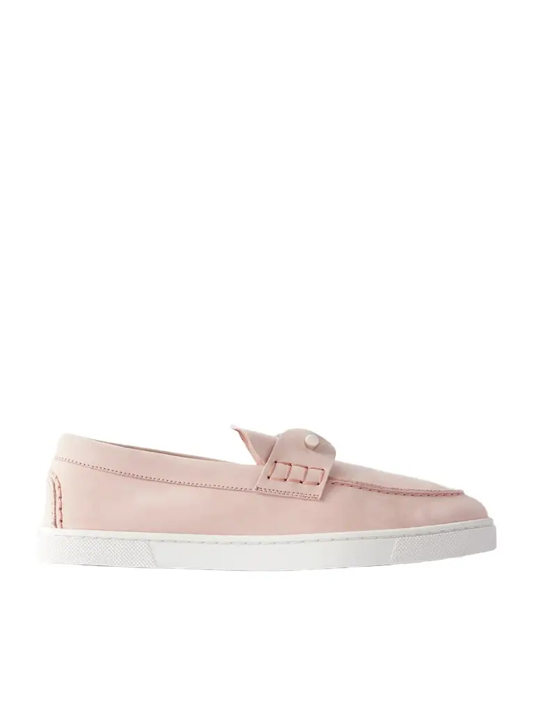 Christian Louboutin Chambeliboat Suede Loafers