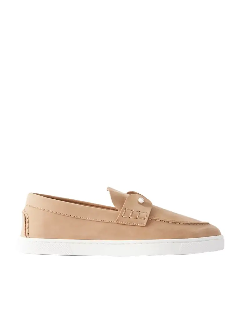 Christian Louboutin Chambeliboat Suede Loafers