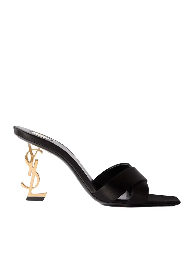 Saint Laurent Opyum Satin Mules