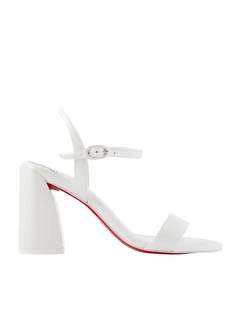 Christian Louboutin Miss Jane 85 Pearlescent Leather Sandals