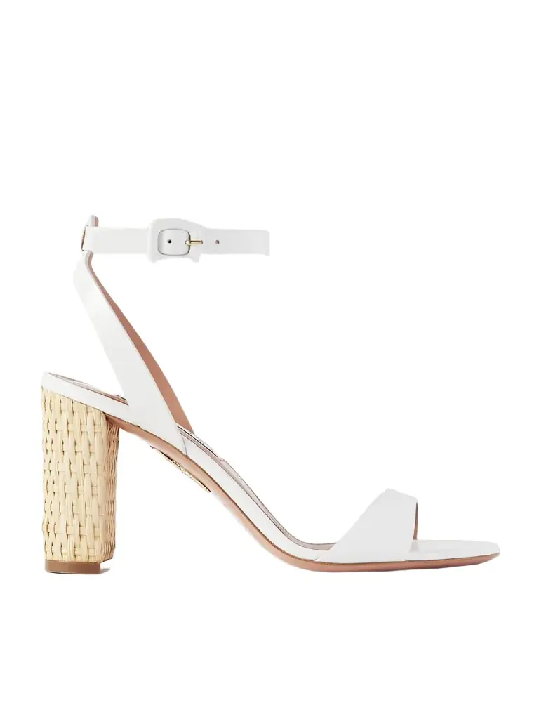 Aquazzura Sunseeker 85 Leather Sandals