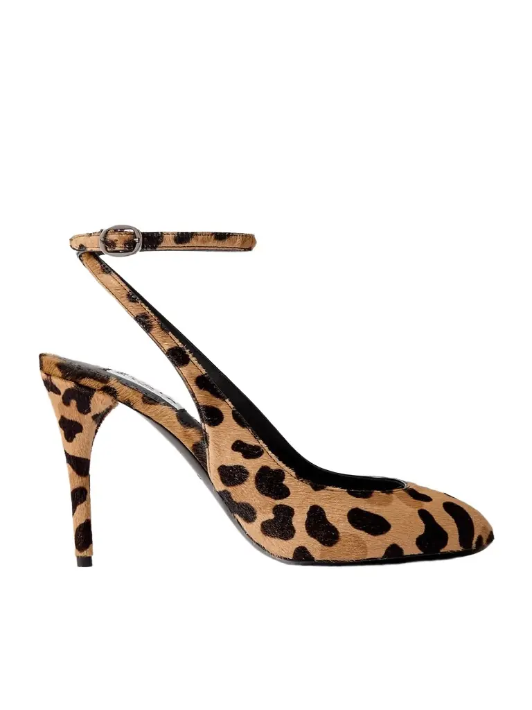 Alaïa 90 Leopard-print Calf Hair Pumps