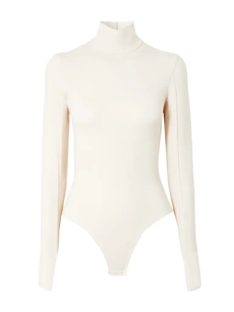 Commando Stretch-jersey Turtleneck Thong Bodysuit