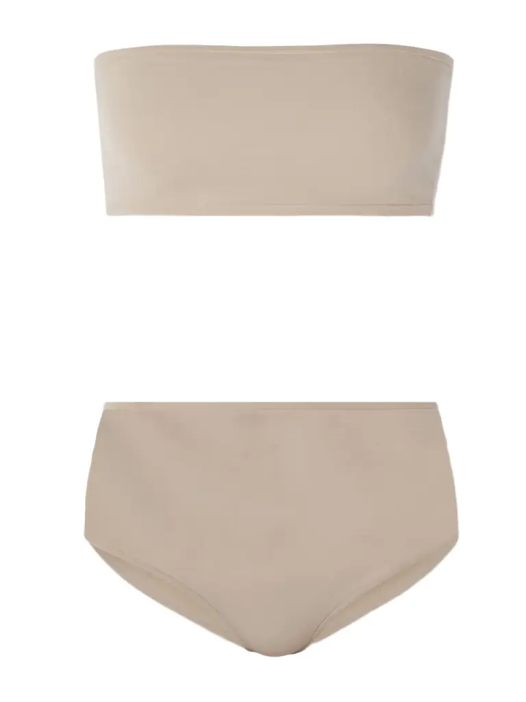 Alaïa Stretch-jersey Bandeau Bra And Briefs Set
