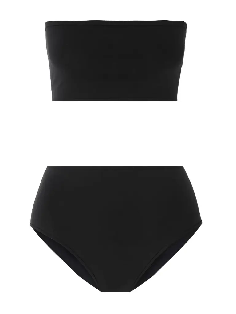 Alaïa Stretch-jersey Bandeau Bra And Briefs Set