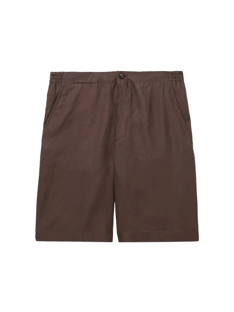 Loro Piana Straight-Leg Linen Shorts - Men