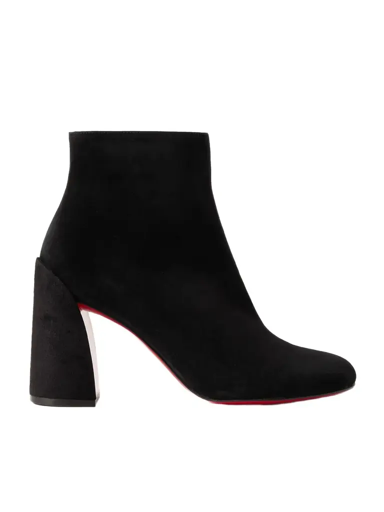 Christian Louboutin Turela 85 Suede Ankle Boots