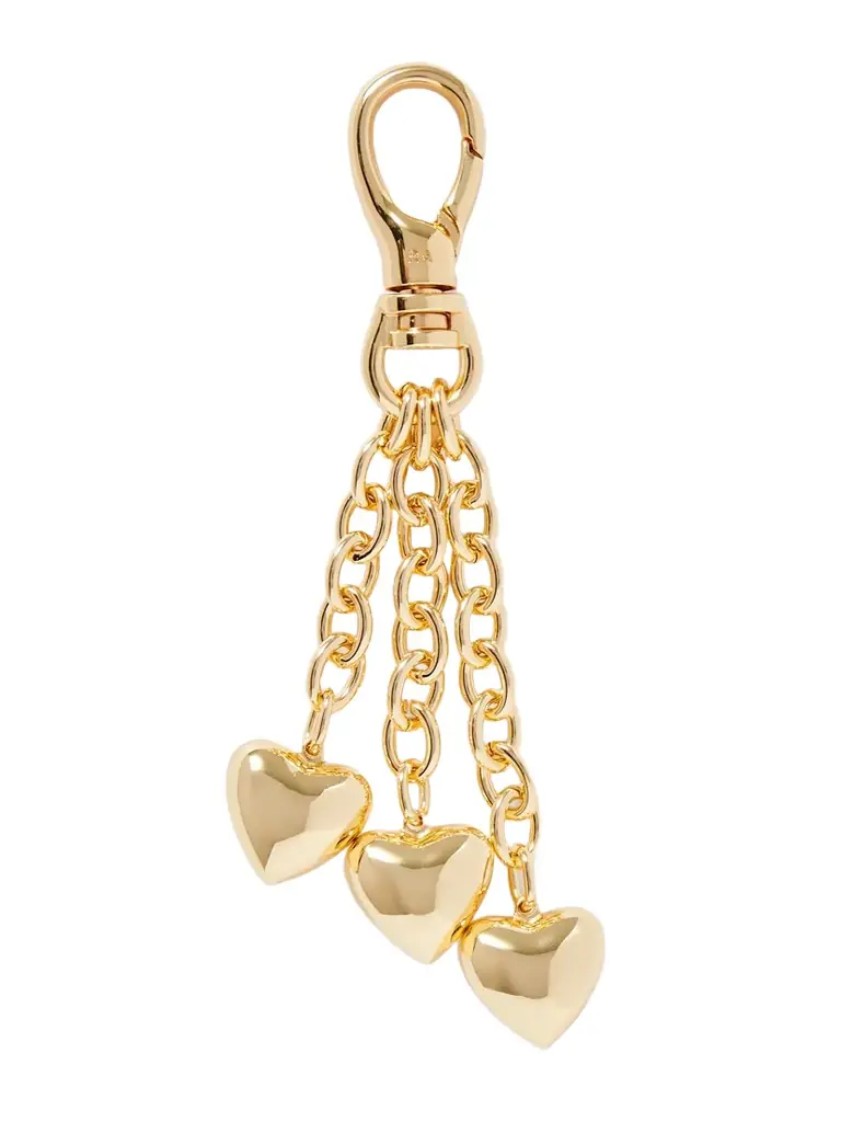 Roxanne Assoulin The Puffy Heart Gold-tone Bag Charm