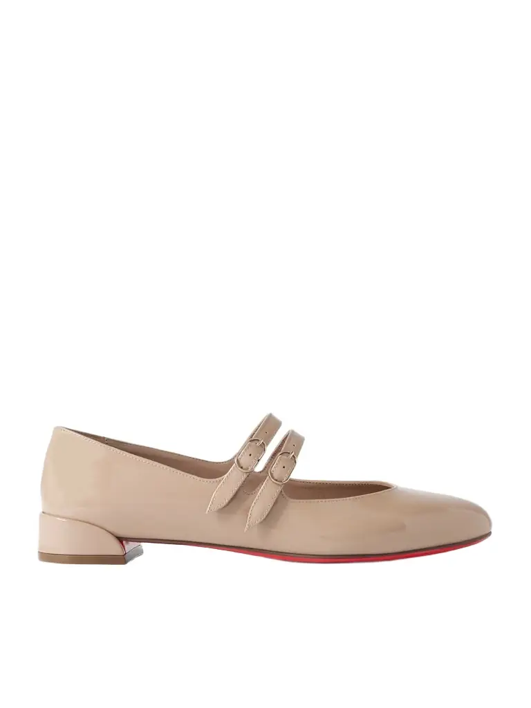 Christian Louboutin Sweet Jane Patent-leather Flats