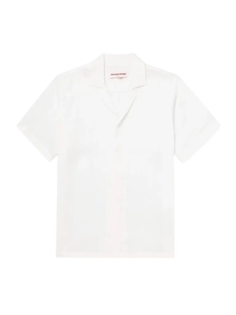 Orlebar Brown Maitan II Camp-Collar Linen Shirt - Men