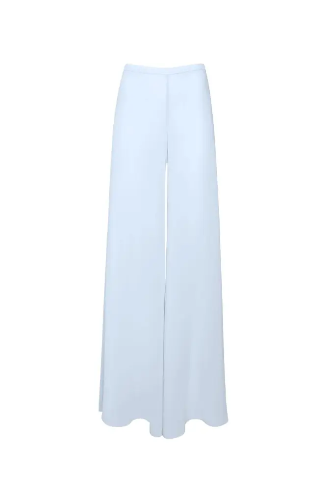 LAPOINTE Lightweight Georgette Wide Leg Pant With Pockets