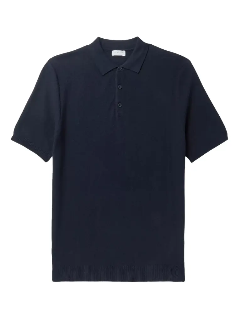 Sunspel Slim-Fit Cotton-Piqué Polo Shirt - Men
