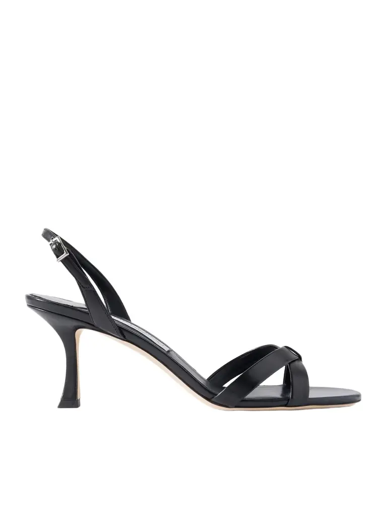 Jimmy Choo Elsy 70 Leather Slingback Sandals