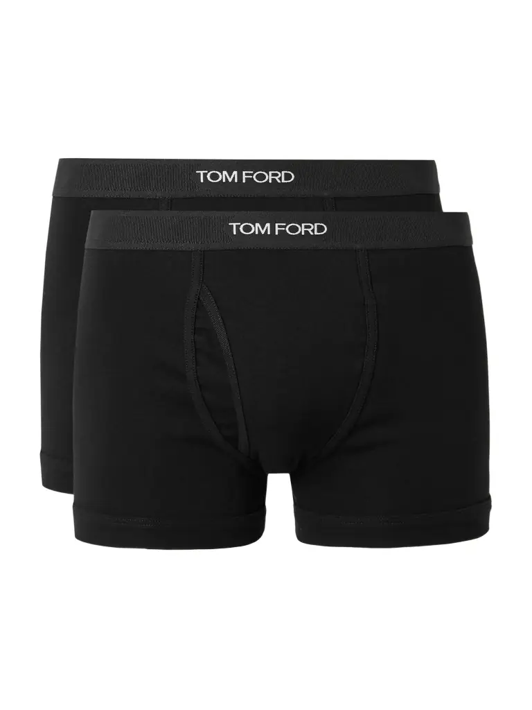 Tom Ford Two-Pack Stretch-Cotton Jersey Boxer Briefs - Men