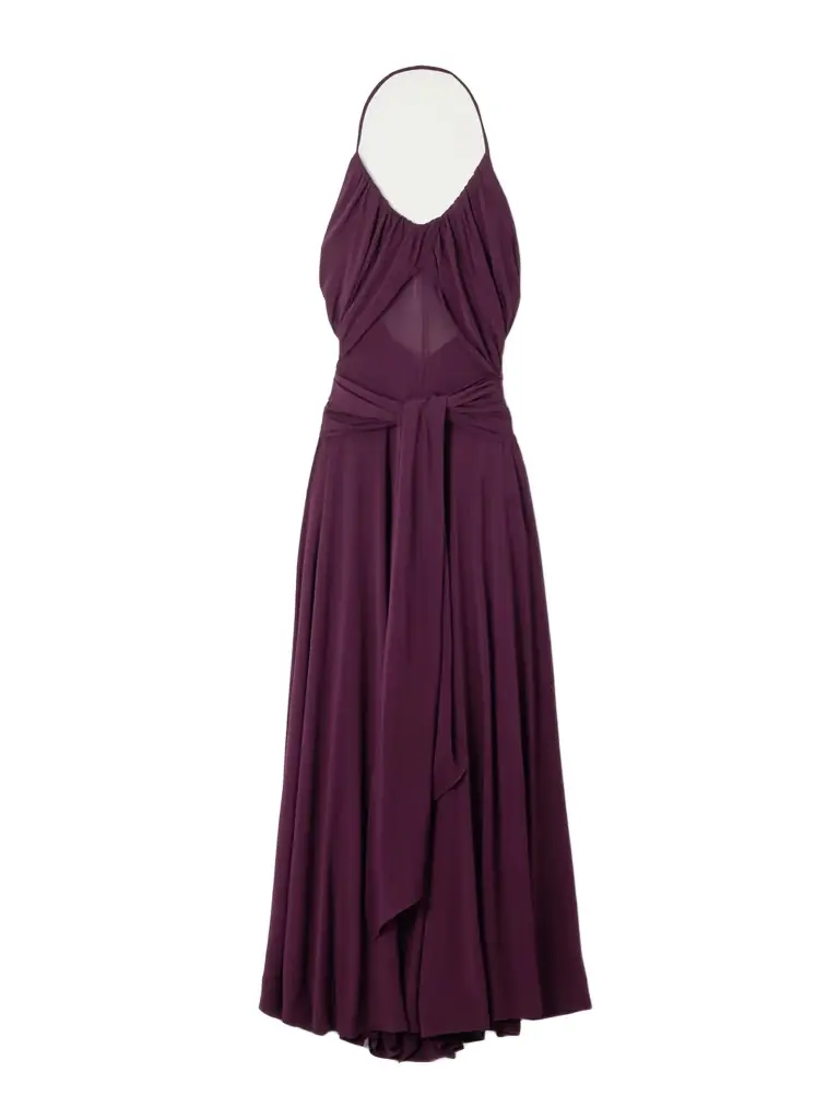 Alaïa Stretch-jersey Halterneck Maxi Dress