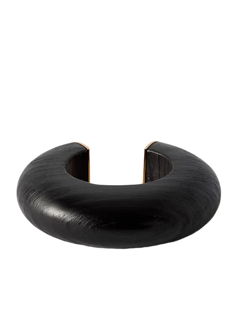 Alaïa Bumper Wood Cuff