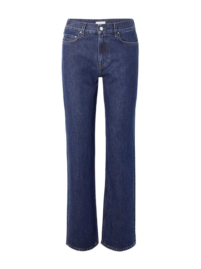 TOTEME Garderob Organic Low-rise Straight-leg Jeans