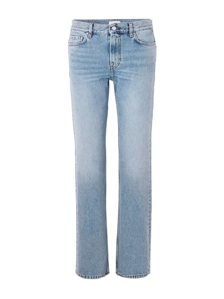 TOTEME Garderob Organic Low-rise Straight-leg Jeans