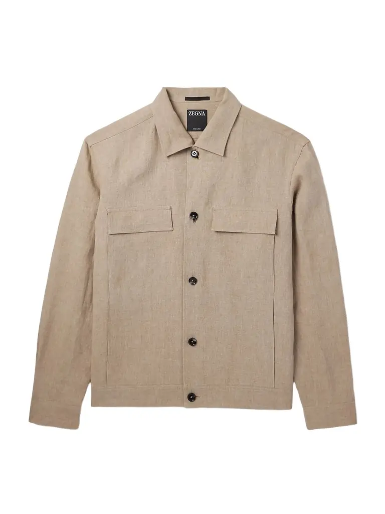 Zegna Linen Overshirt - Men