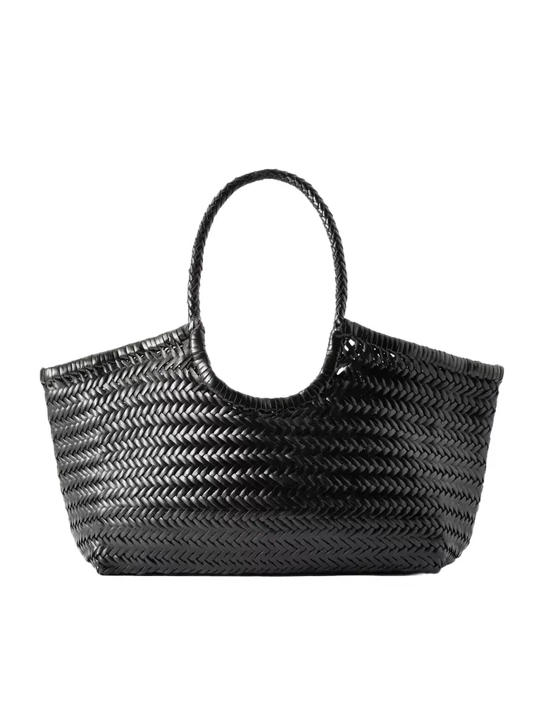 Dragon Diffusion Nantucket Large Woven Leather Tote