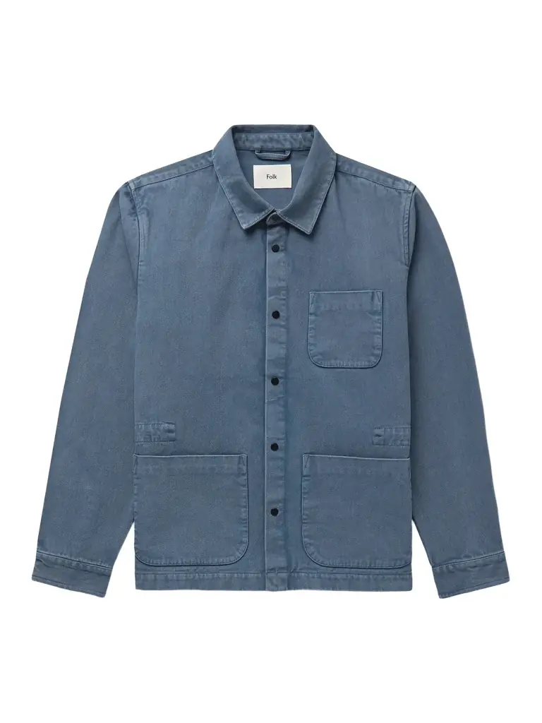 Folk Assembly Cotton-Twill Overshirt - Men