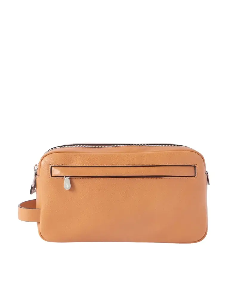 Brunello Cucinelli Textured-Leather Wash Bag - Men