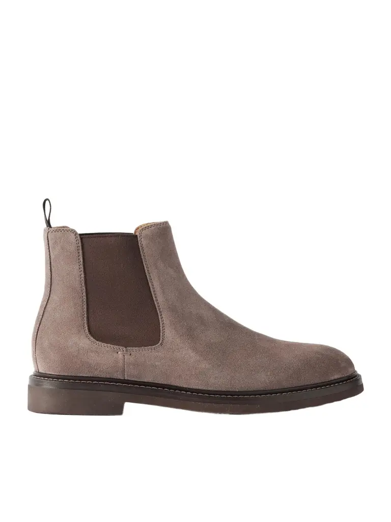 Brunello Cucinelli Suede Chelsea Boots - Men