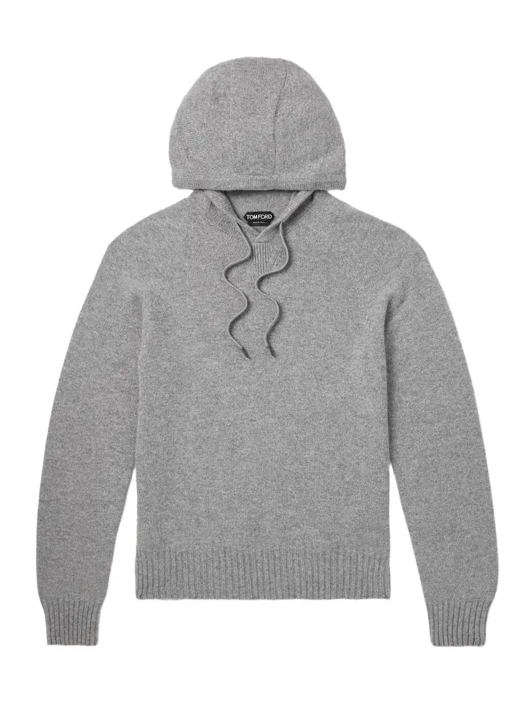 Tom Ford Logo-Embroidered Cashmere Hoodie - Men