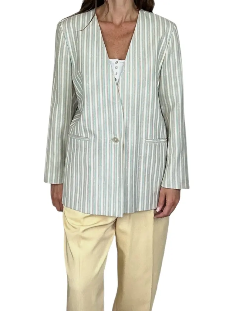 Jen Wonders Studio Striped blazer